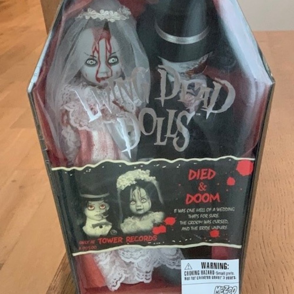 Living Dead Doll Died & Doom sealed box 2 pack